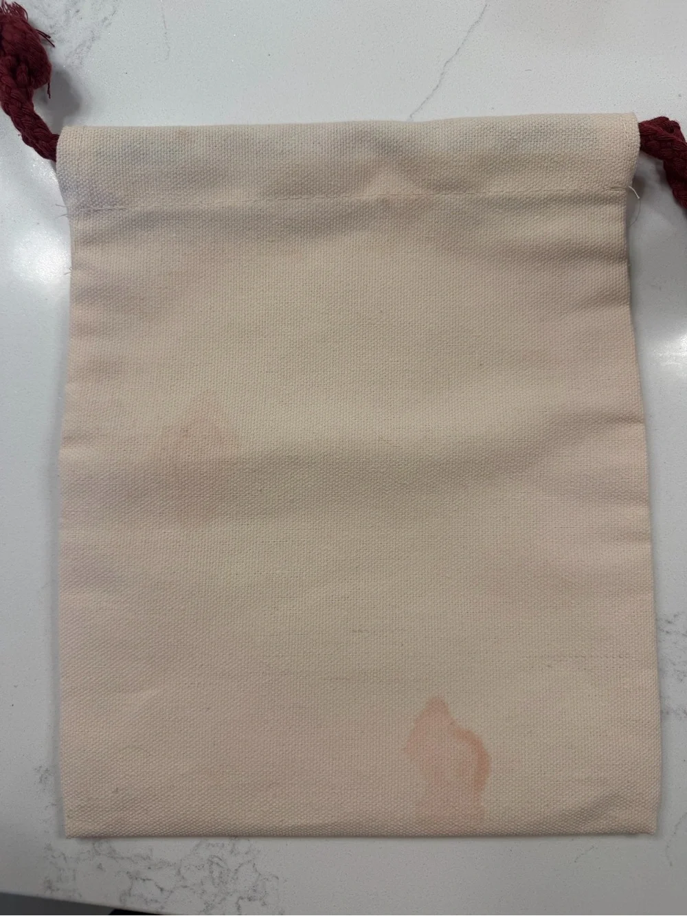 Rare Beauty Beige Drawstring Pouch